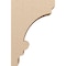 Ekena Millwork 10"W x 20"D x 30"H Classic Diane Rough Cedar Woodgrain TimberThane Corbel, Primed Tan CORUR10X20X30DIARCPR - alternate 6